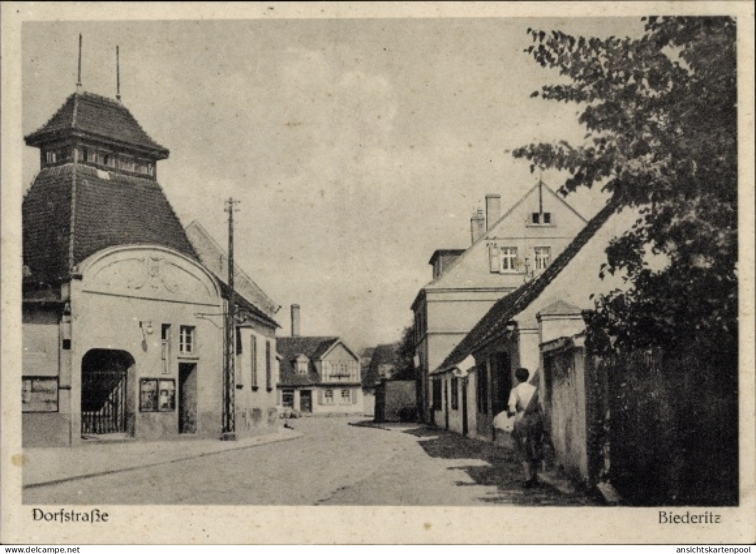 CPA Biederitz in Saxe Anhalt, Dorfstraße