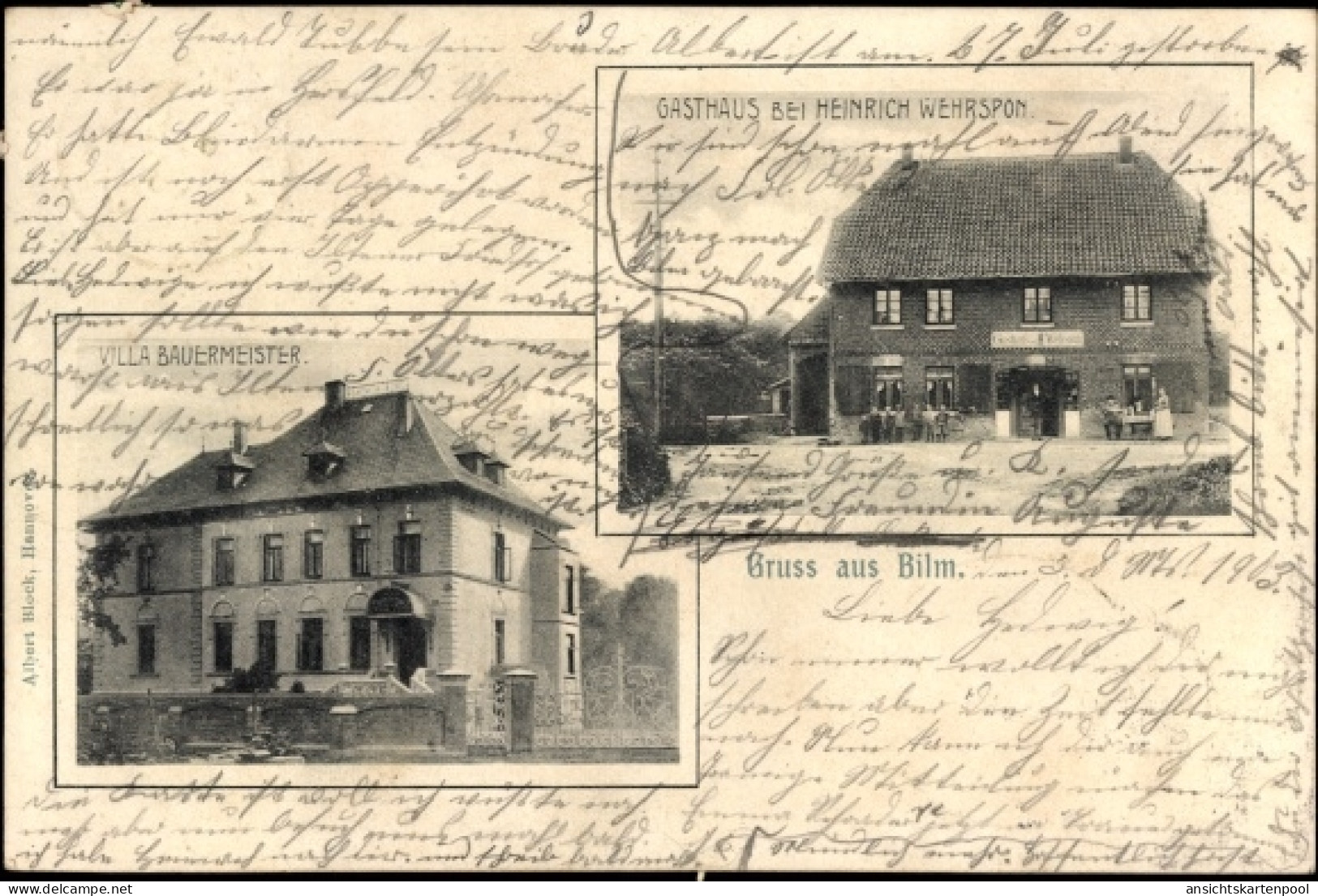 CPA Bilm Sehnde in Niedersachsen, Villa Bauermeister, Gasthaus