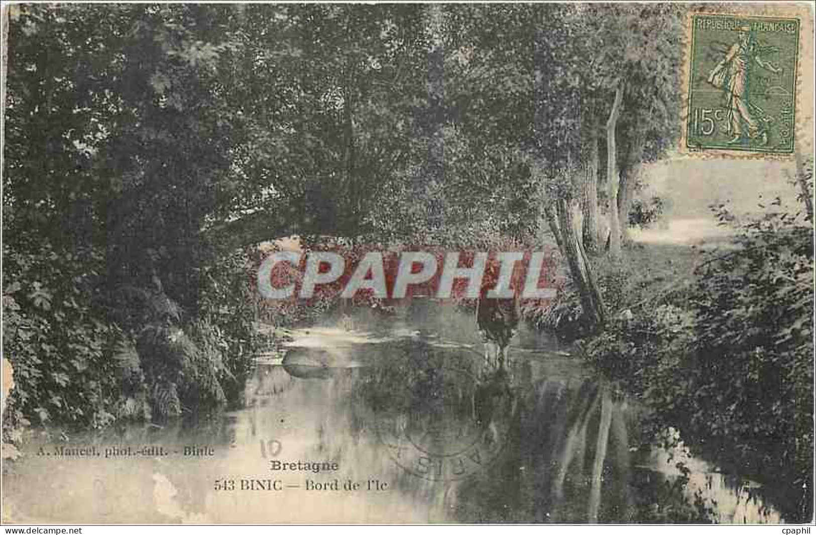 CPA Binic Bord de I'le