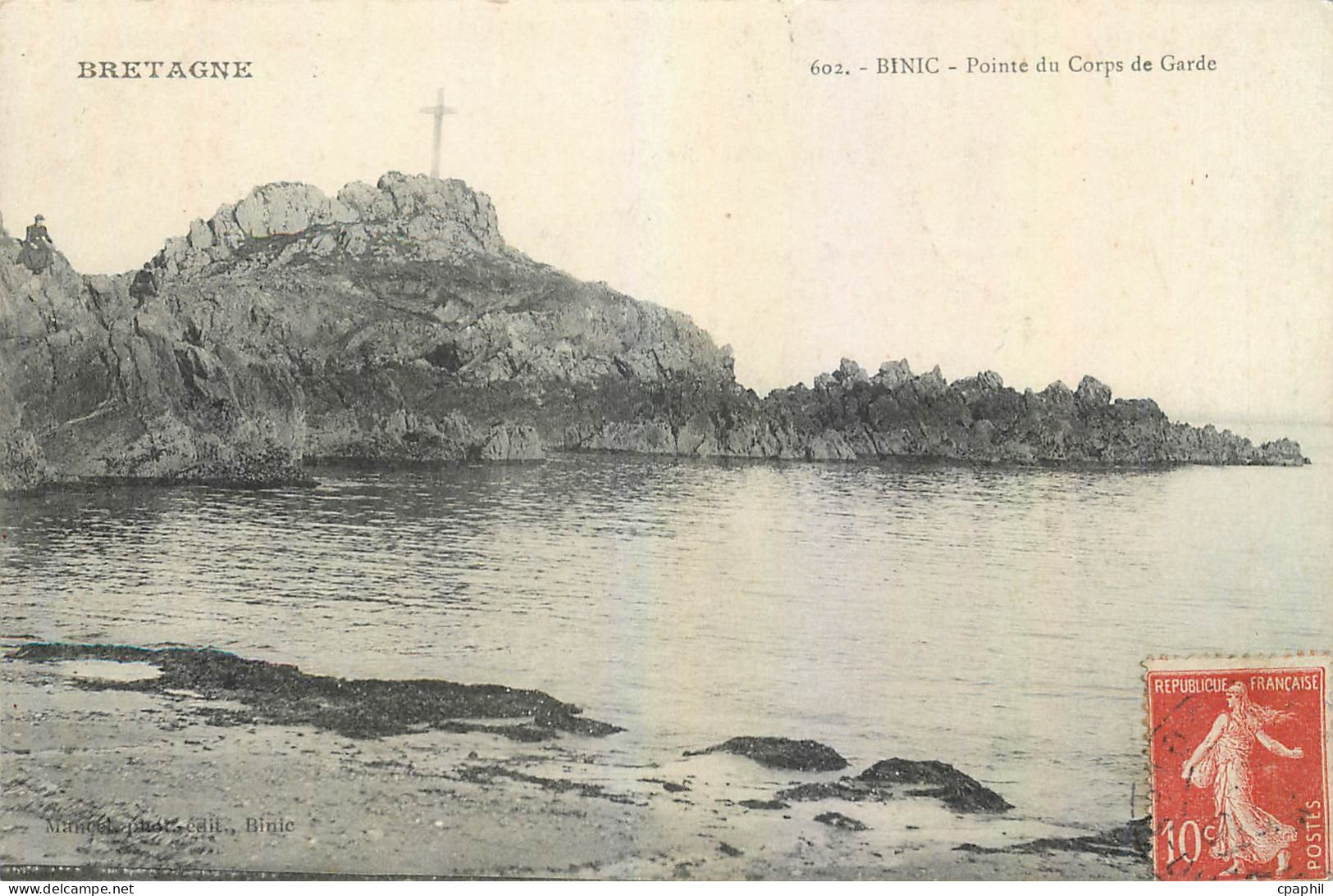 CPA Binic Pointe du Corps de Garde