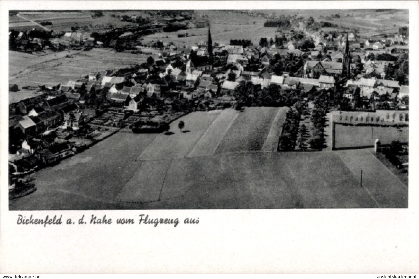 CPA Birkenfeld an der Nahe, Fliegeraufnahme