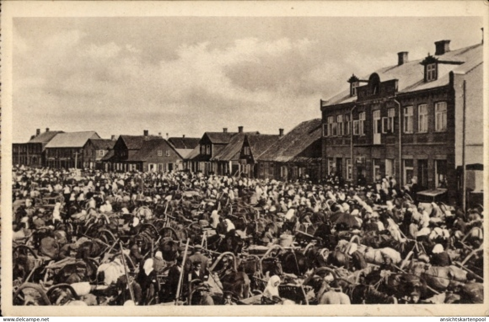 CPA Birzai Birschi Birsen Litauen, Marktplatz