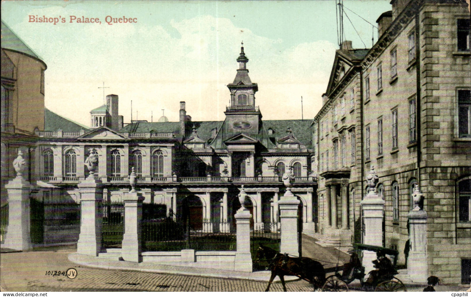 CPA Bishop s Palace Quebec