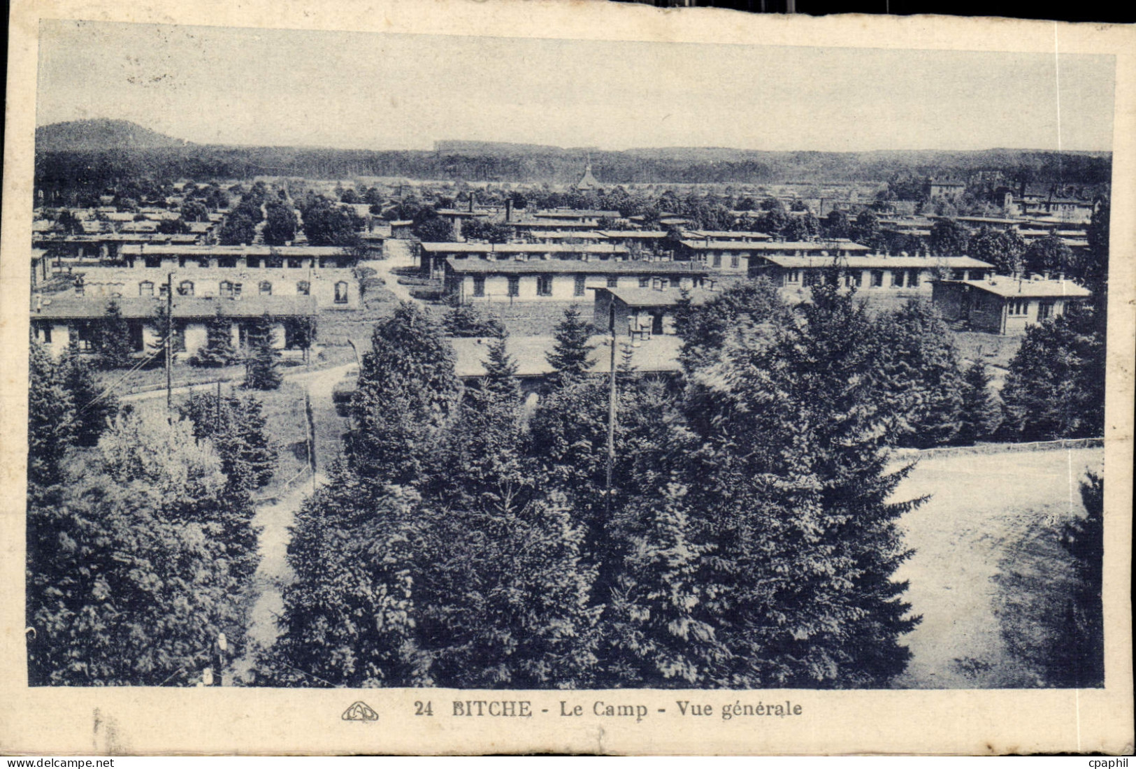 CPA Bitche Le Camp Vue generale