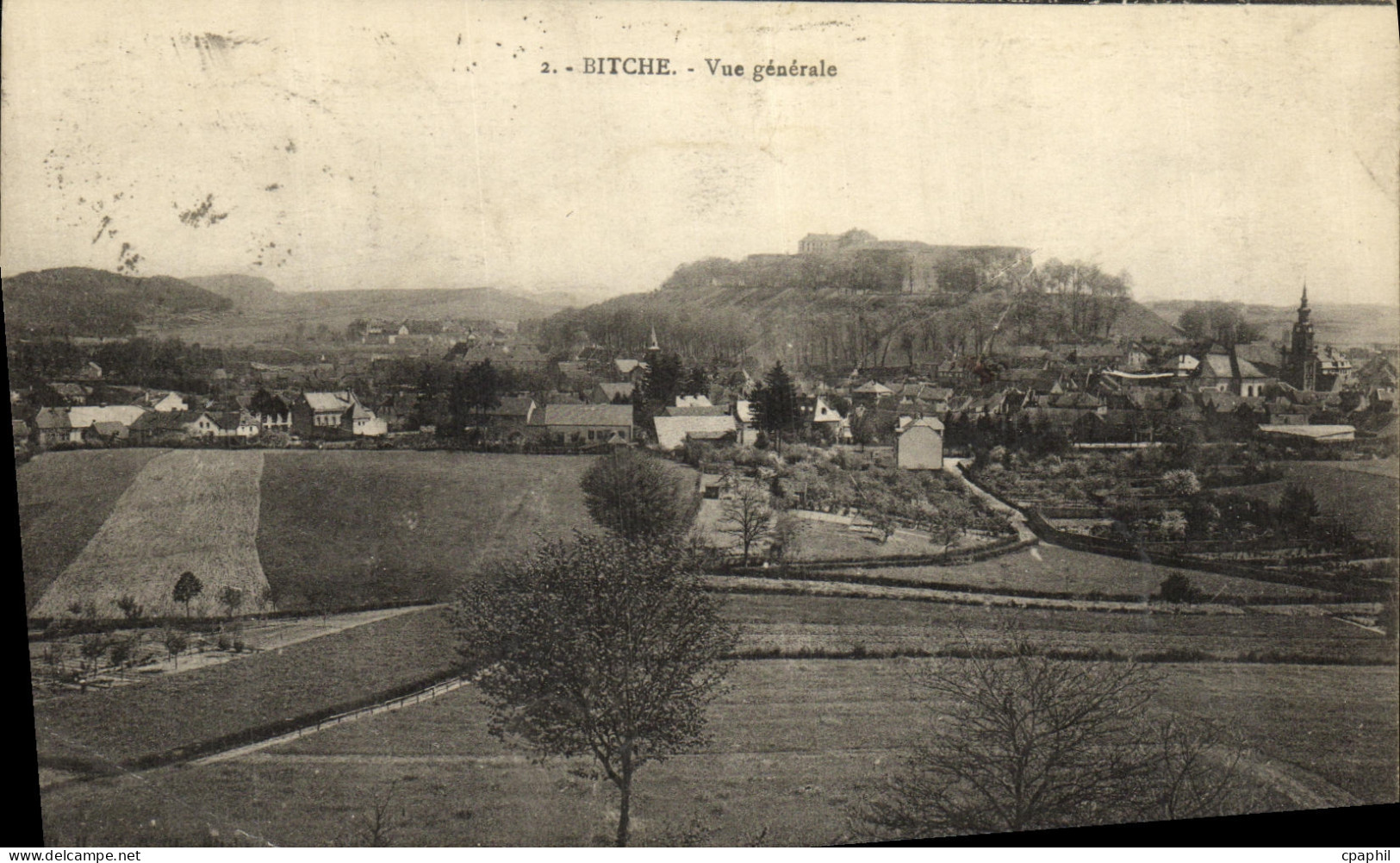 CPA Bitche Vue Generale