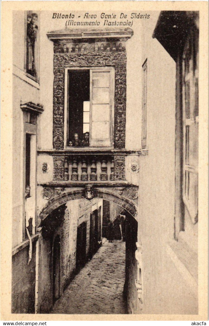 CPA BITONTO Areo Conte de Ilderis Monumento Nazionale ITALY (531533)