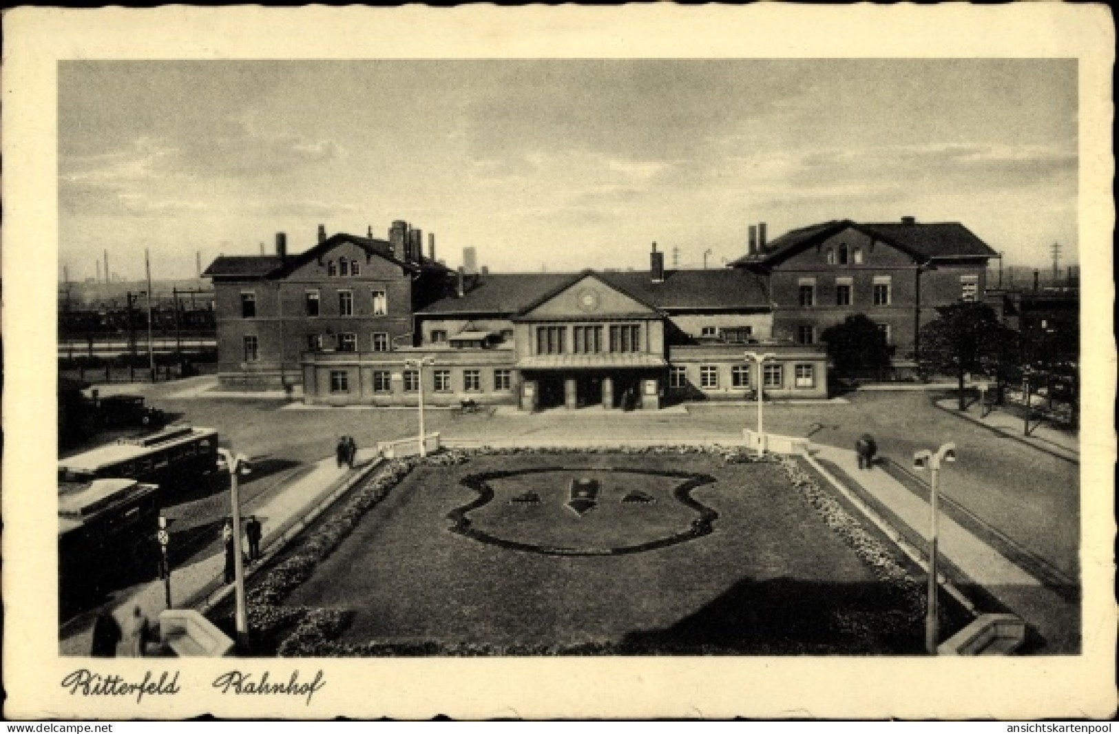 CPA Bitterfeld in Saxe Anhalt, Bahnhof