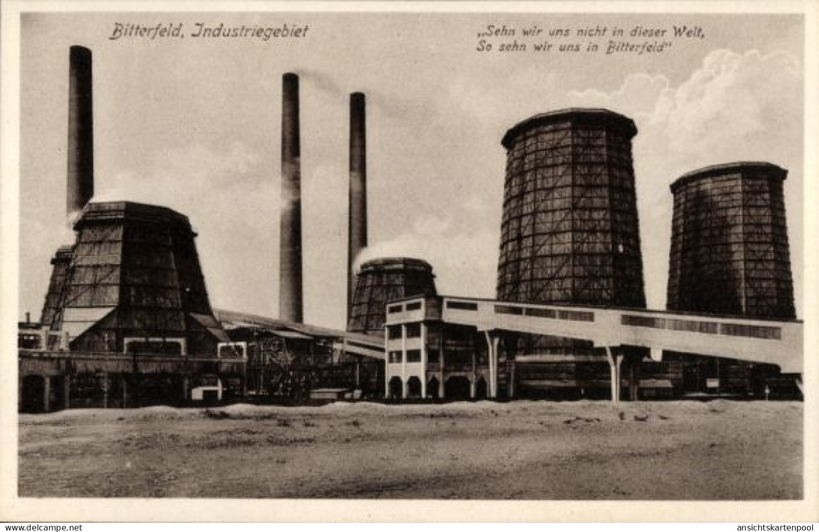 CPA Bitterfeld in Saxe Anhalt, Industriegebiet