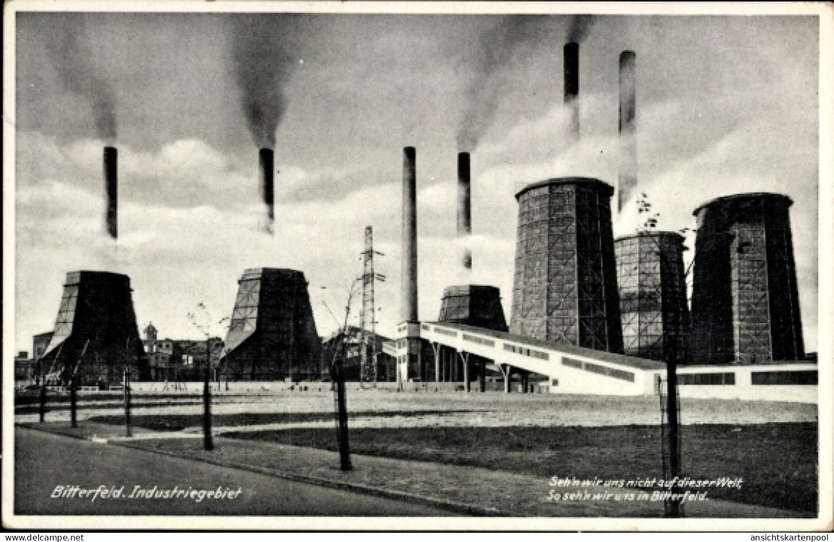 CPA Bitterfeld in Saxe Anhalt, Industriegebiet