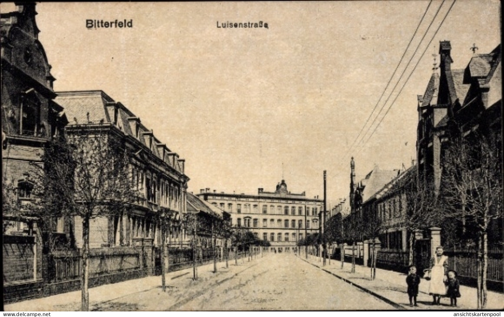 CPA Bitterfeld in Saxe Anhalt, Luisenstraße