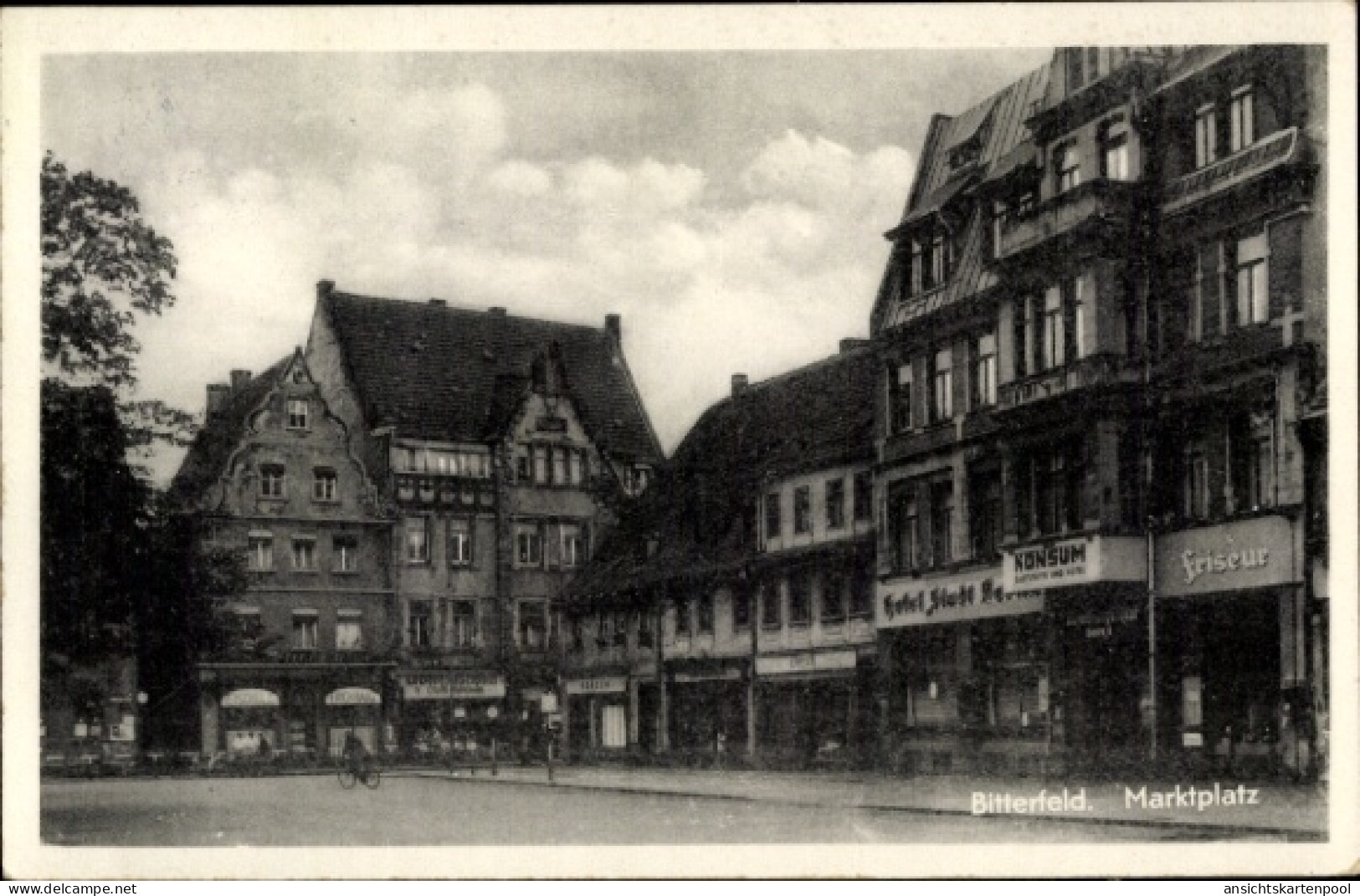 CPA Bitterfeld in Saxe Anhalt, Marktplatz