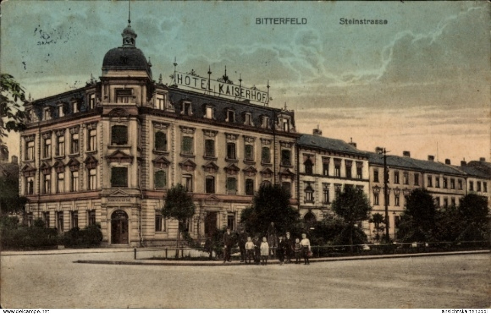 CPA Bitterfeld in Saxe Anhalt, Steinstraße