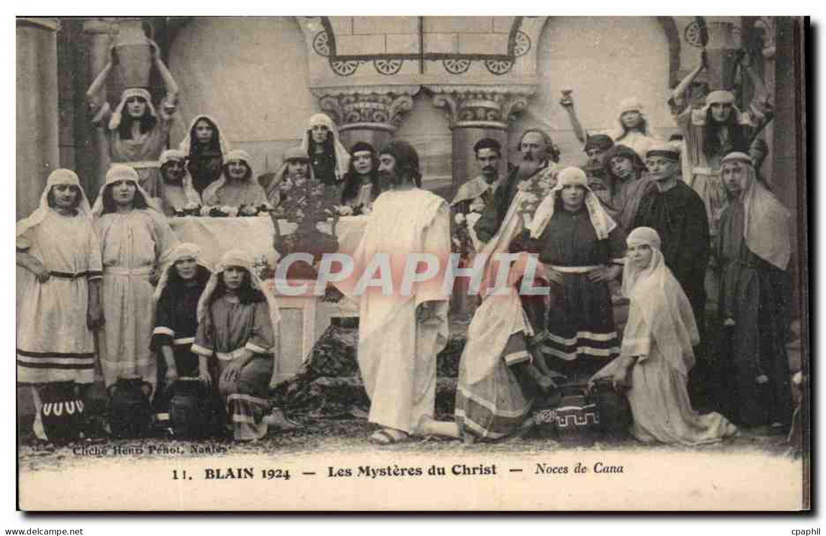 CPA Blain 1924 Les Mysteres du Christ Noces de Cana