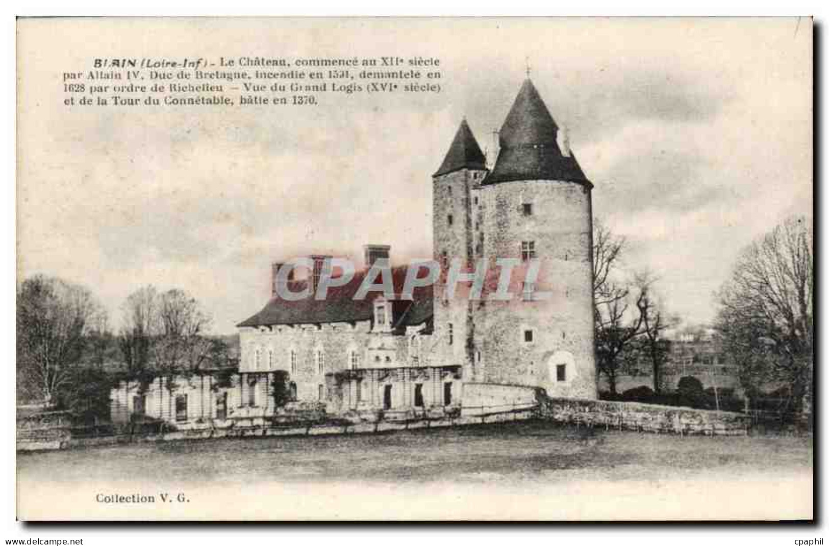 CPA Blain Le Chateau Commence au sleele par Allain Duc de Bretagne