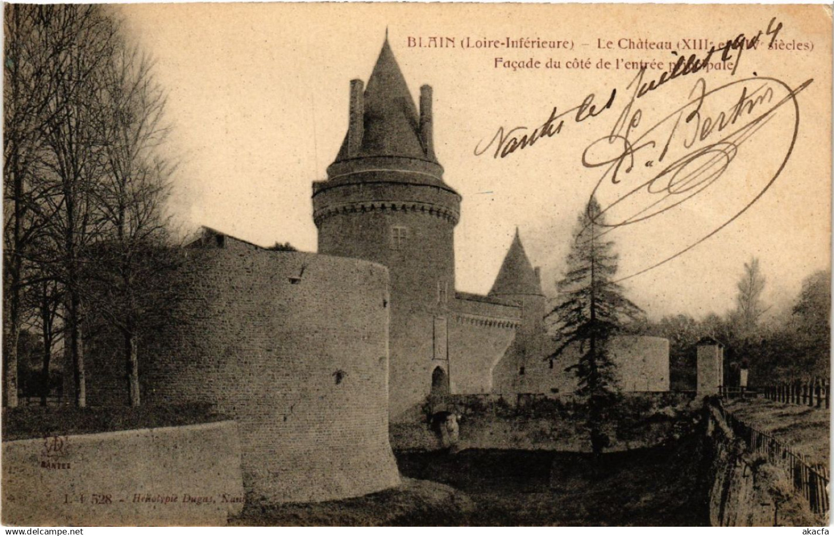 CPA BLAIN - Le Chateau (XIII et XIV s) - Facade (587945)