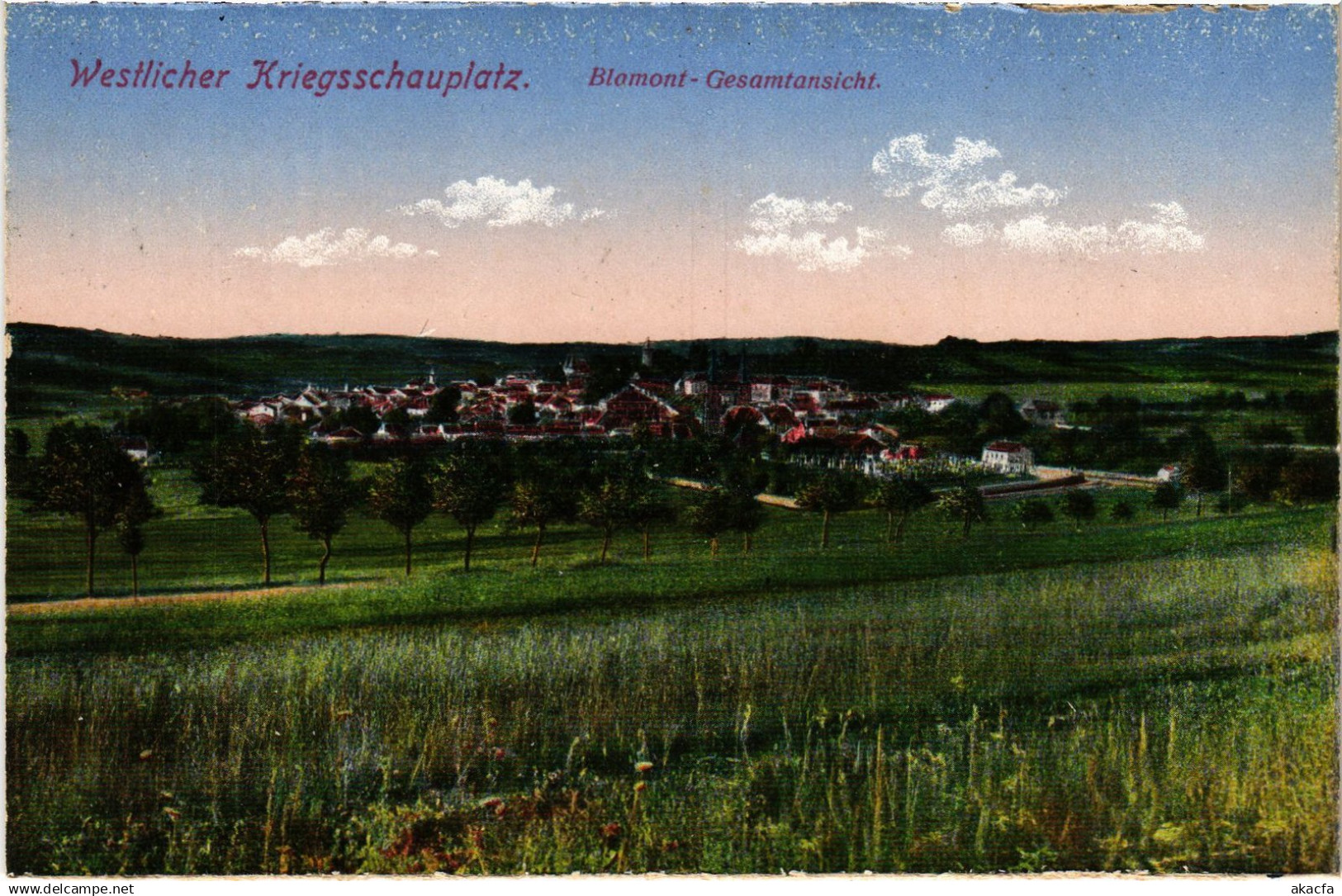 CPA Blamont gesamtansicht (1471235)