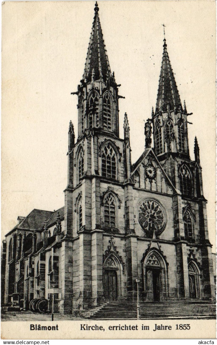 CPA Blamont Kirche (1470759)