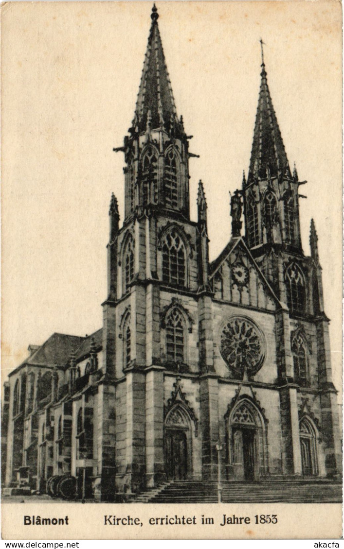 CPA Blamont Kirche (1470762)