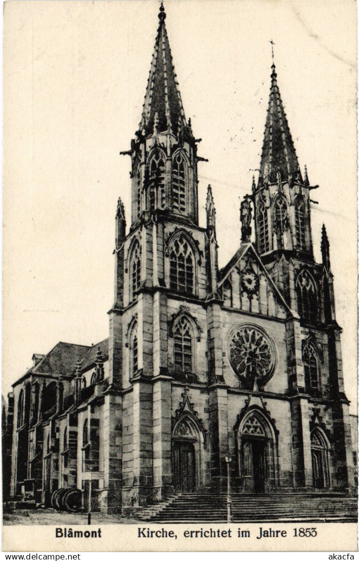 CPA Blamont Kirche (1471700)