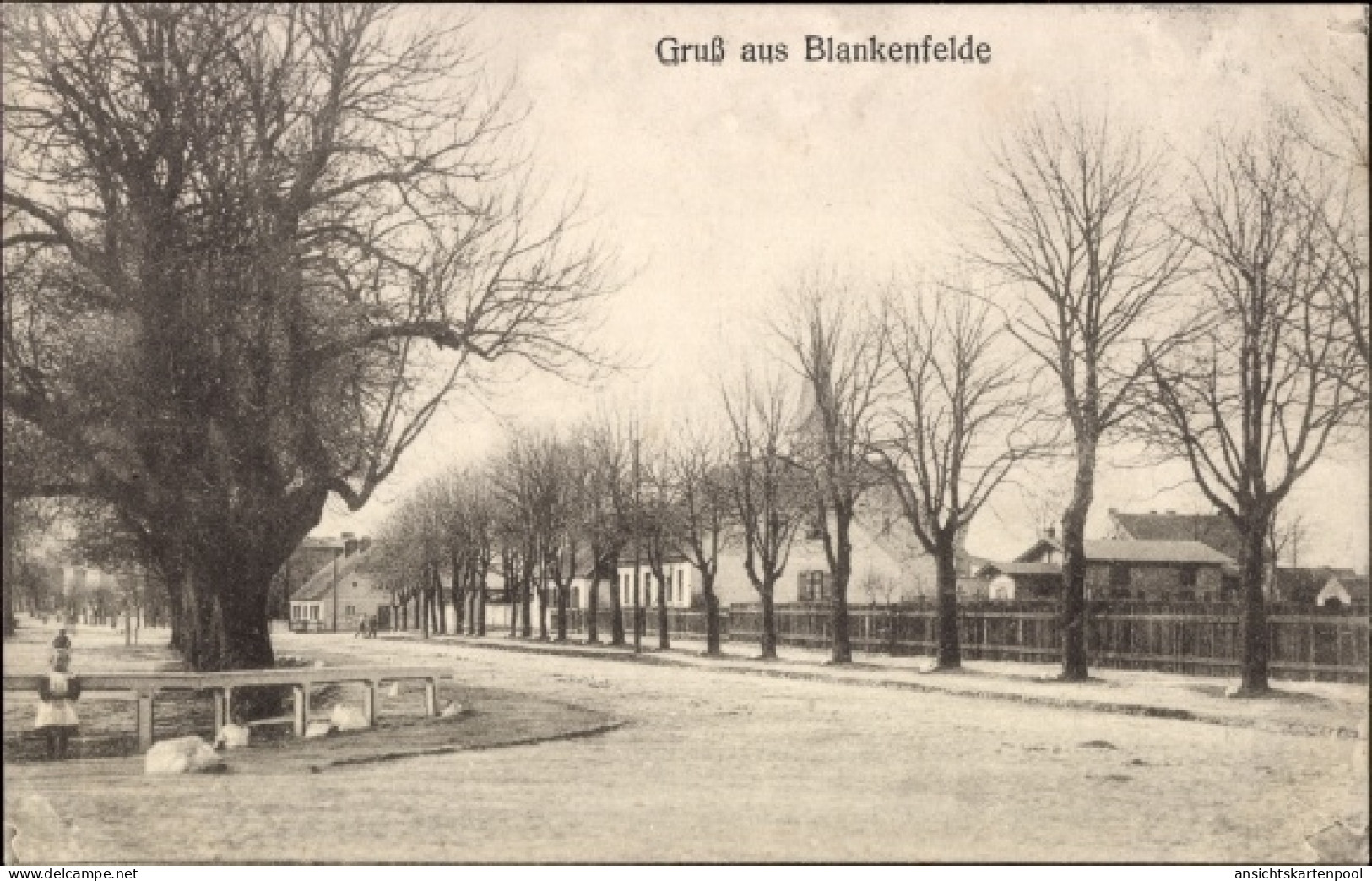 CPA Blankenfelde in Brandenburg, Straßenpartie