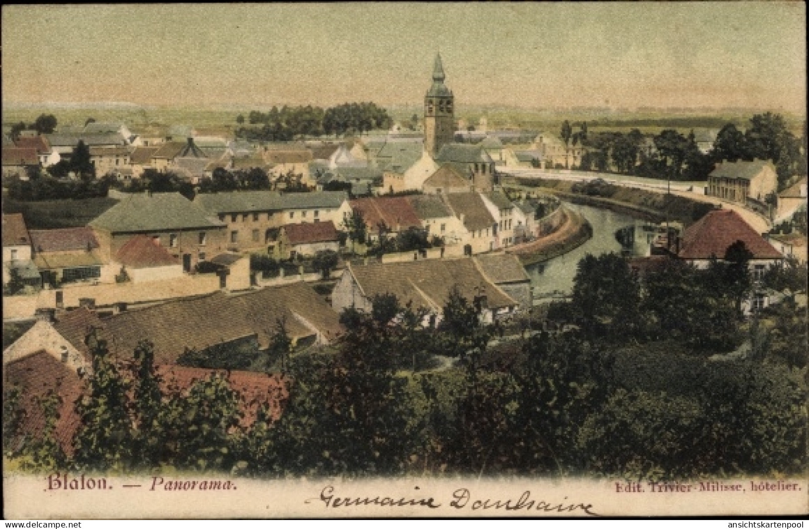 CPA Blaton Bernissart Wallonien Hennegau, Panorama