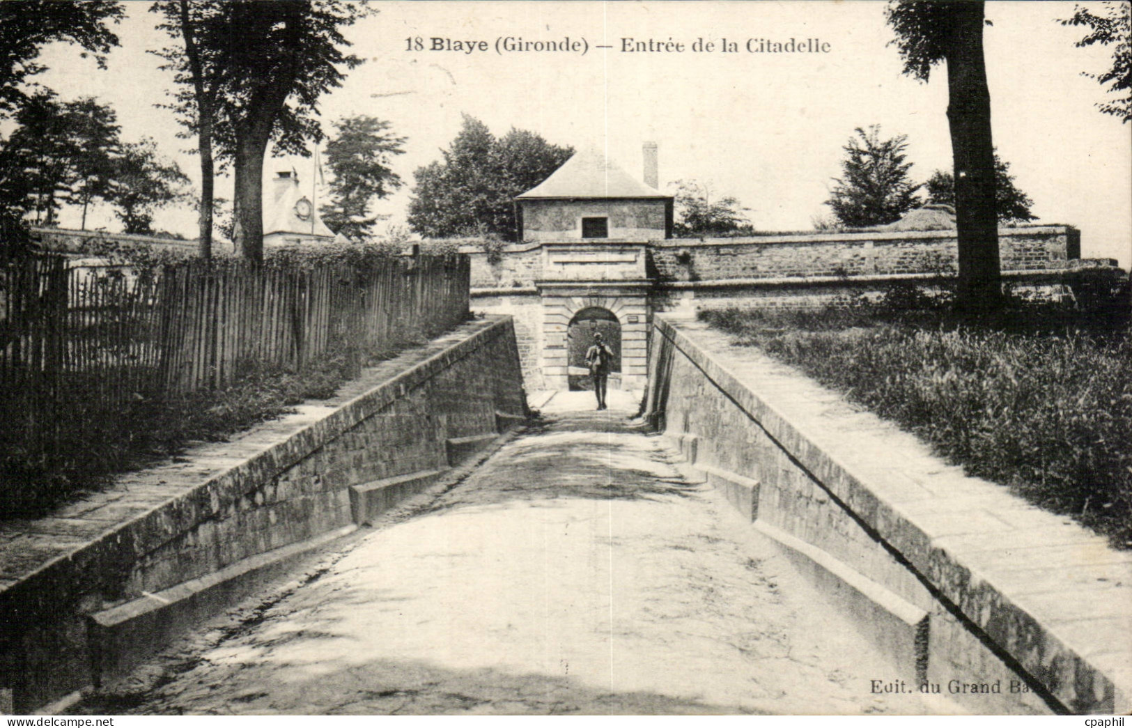 CPA Blaye Entree de la citadelle