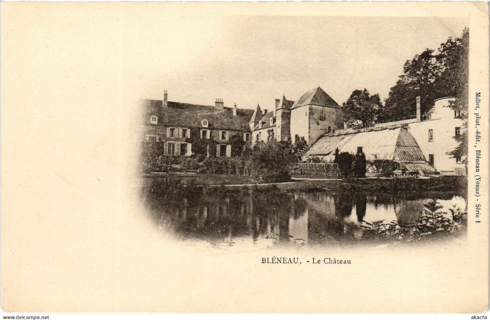 CPA Bleneau le chateau (1478813)
