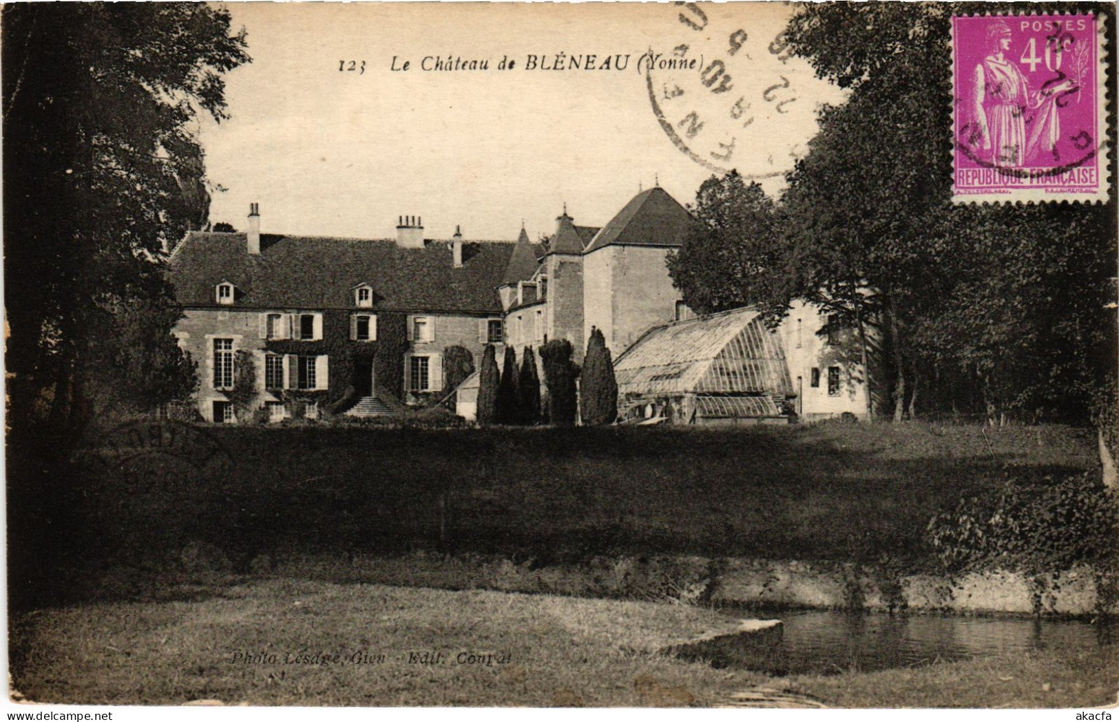 CPA Bleneau le chateau (1478818)