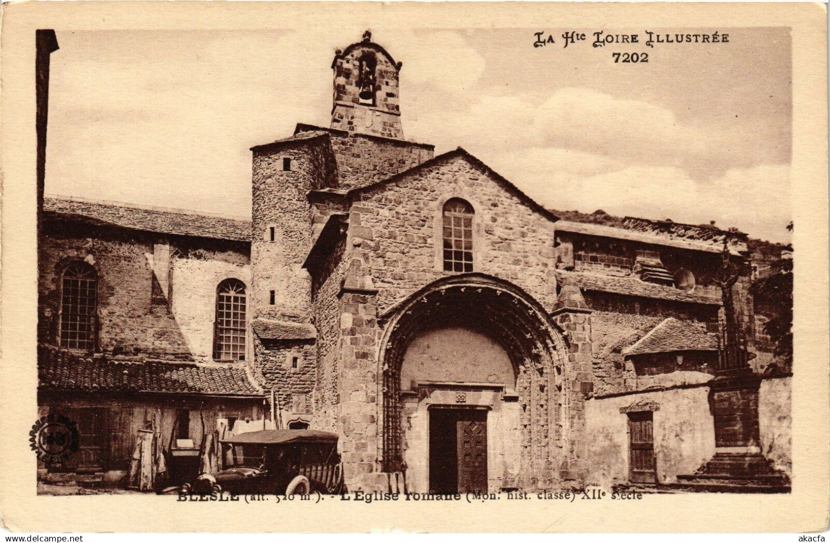 CPA BLESLE (alt 520m) - L'Église romane (mon.hist.classe) XII siecle (203099)