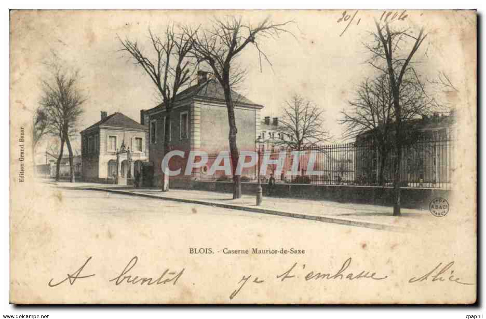 CPA Blois Caserne Maurice de Saxe