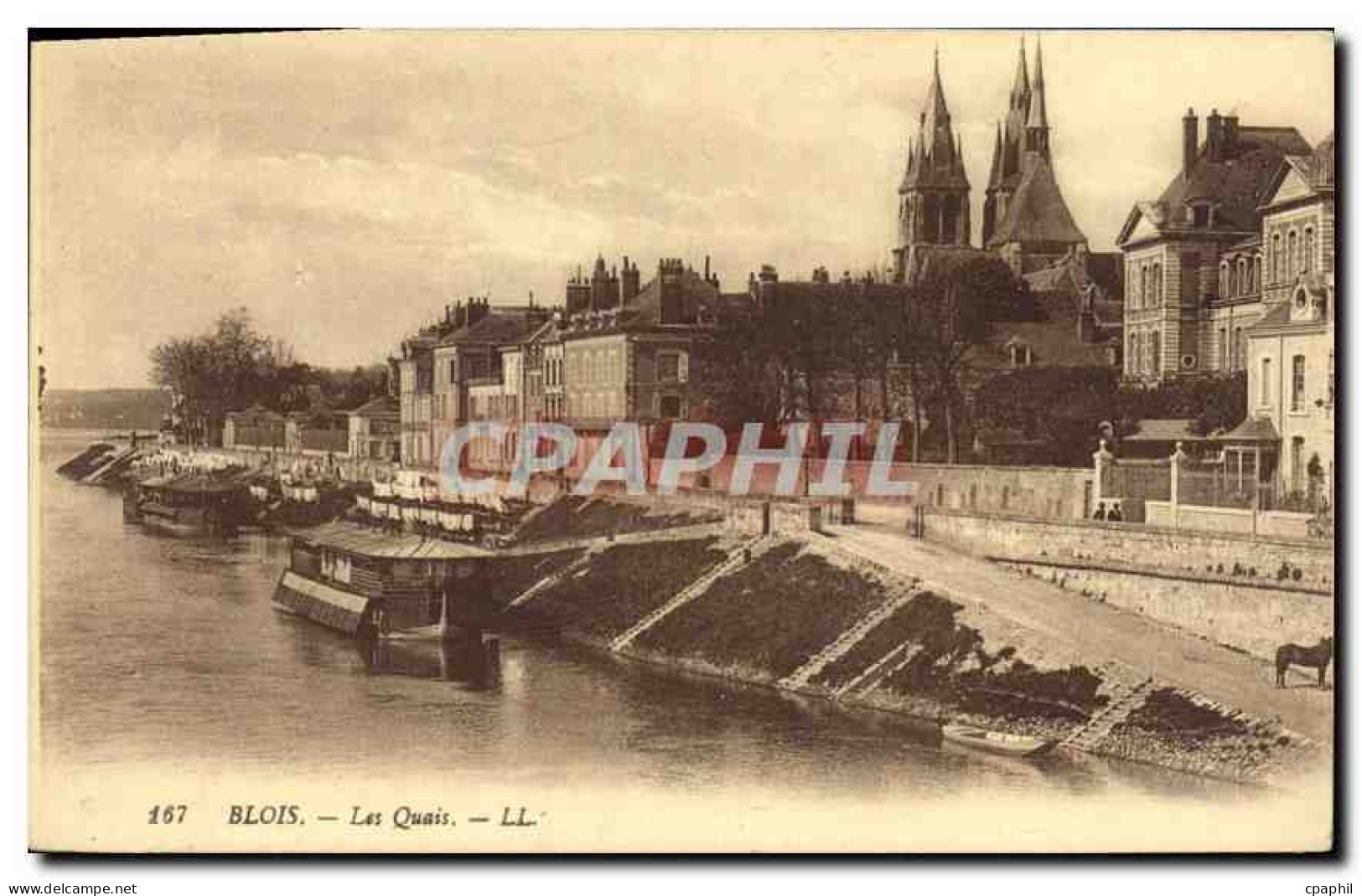 CPA Blois Les Quais