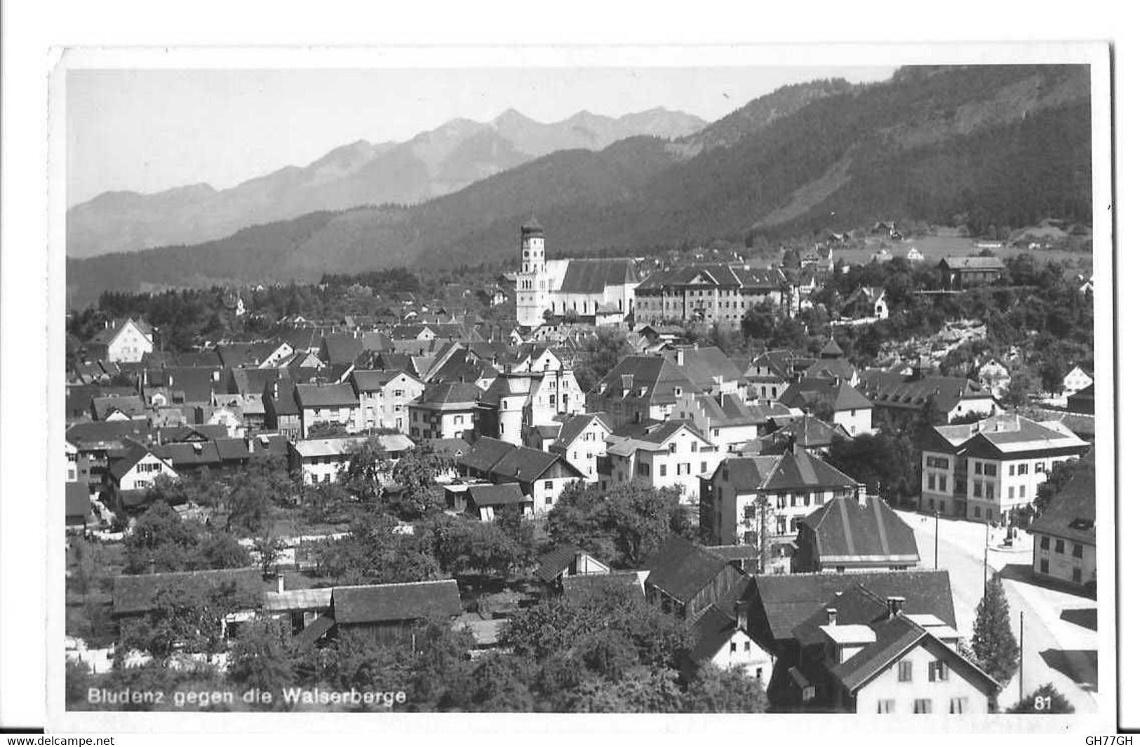 CPA BLUDENZ -circulée/timbrée