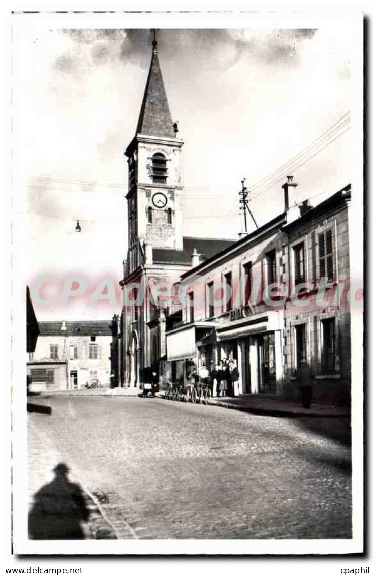 CPA Bobigny Eglise Saint Andre Place Gabriel Peri