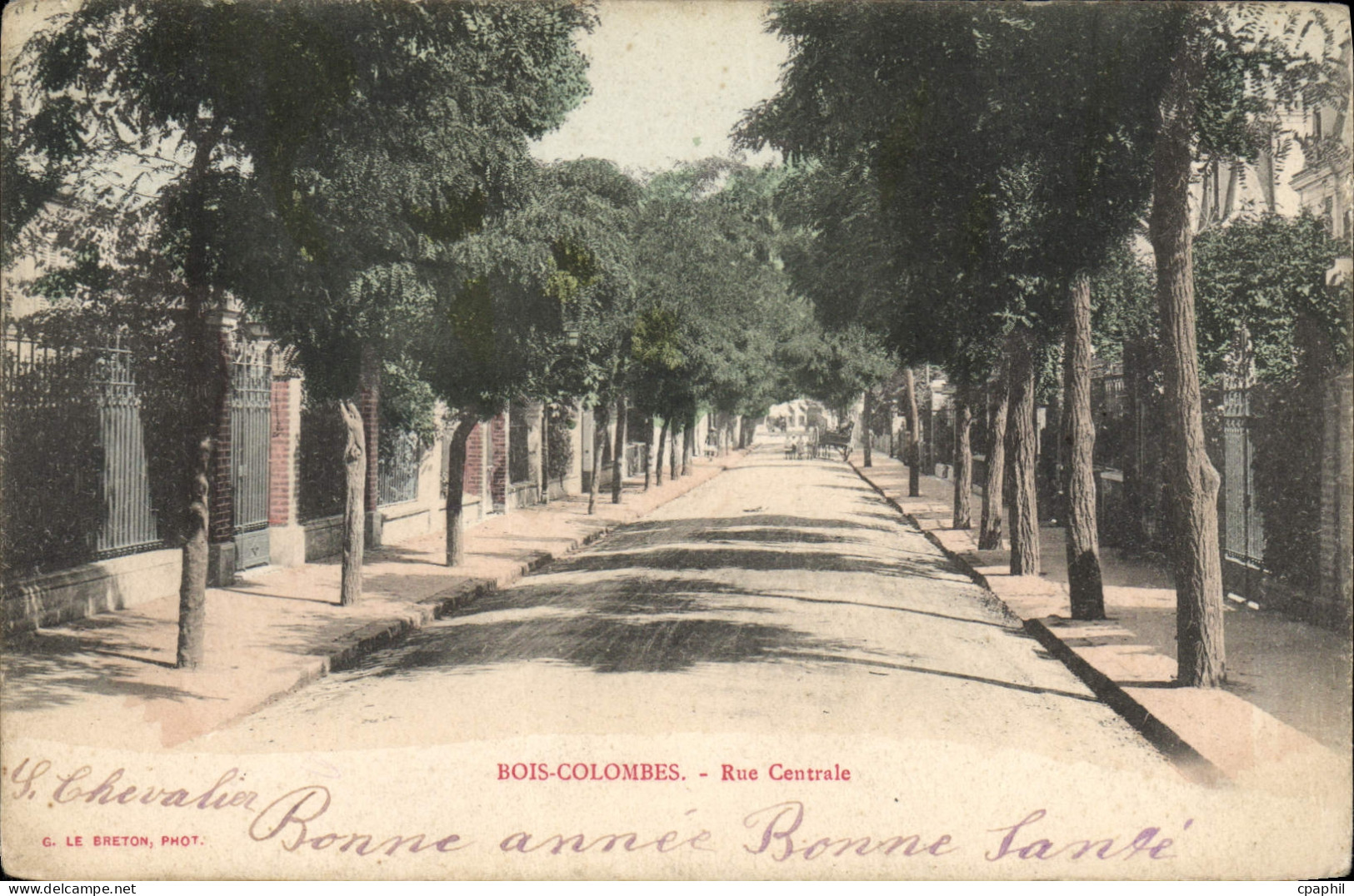 CPA Bois Colombes Rue Centrale