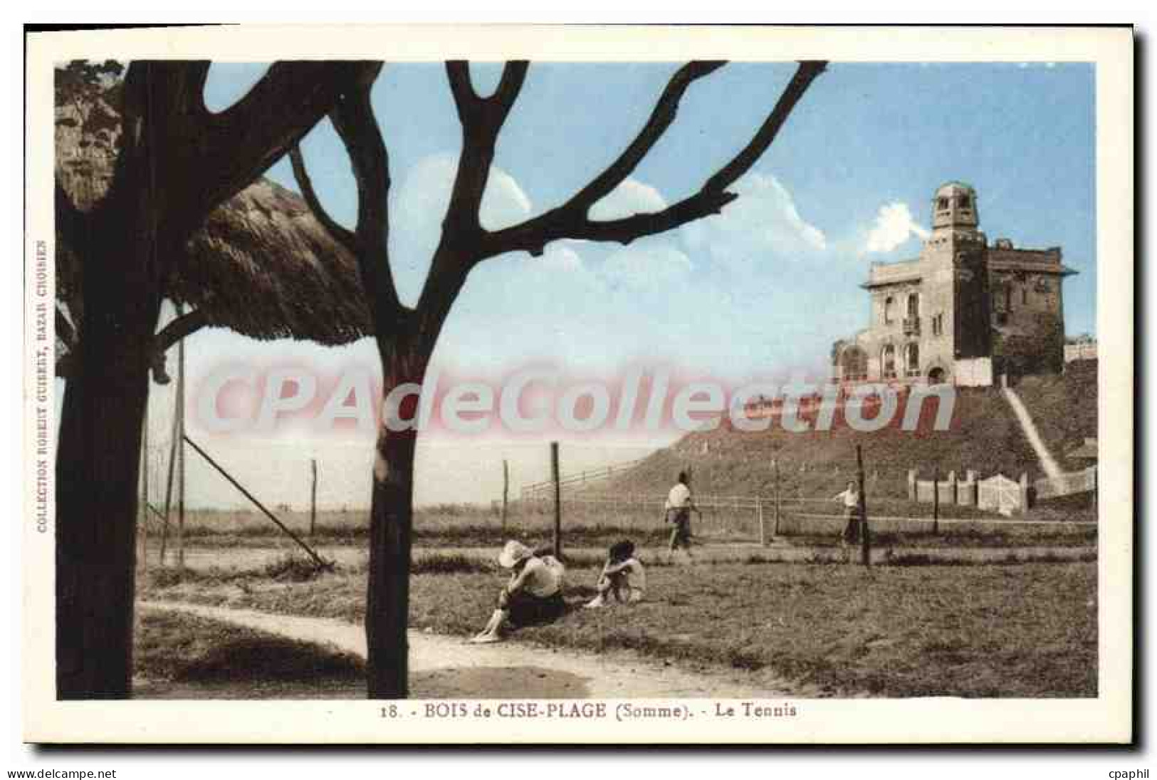 CPA Bois De Cise Plage Le Tennis