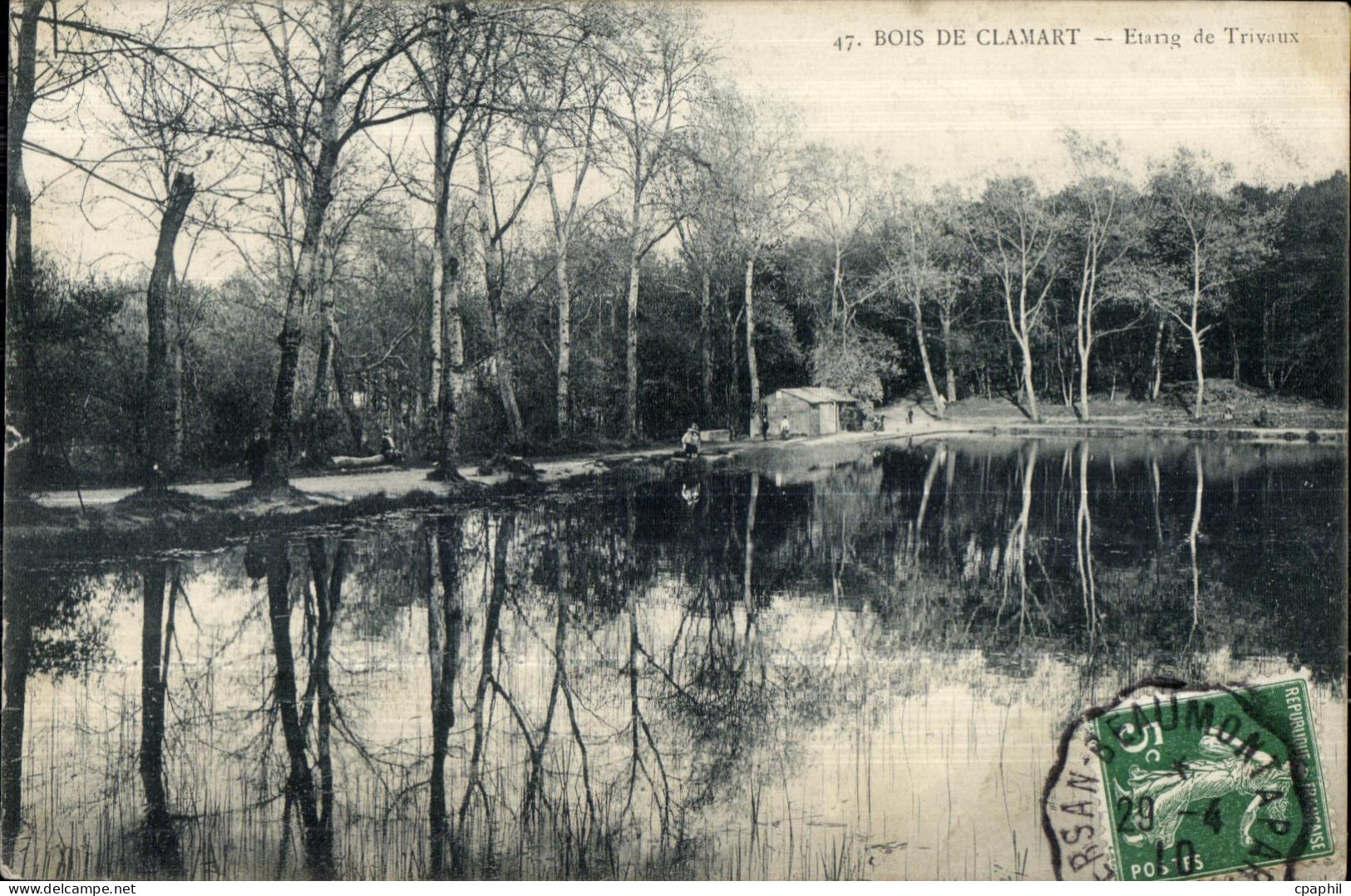CPA Bois de clamart etang de trivaux
