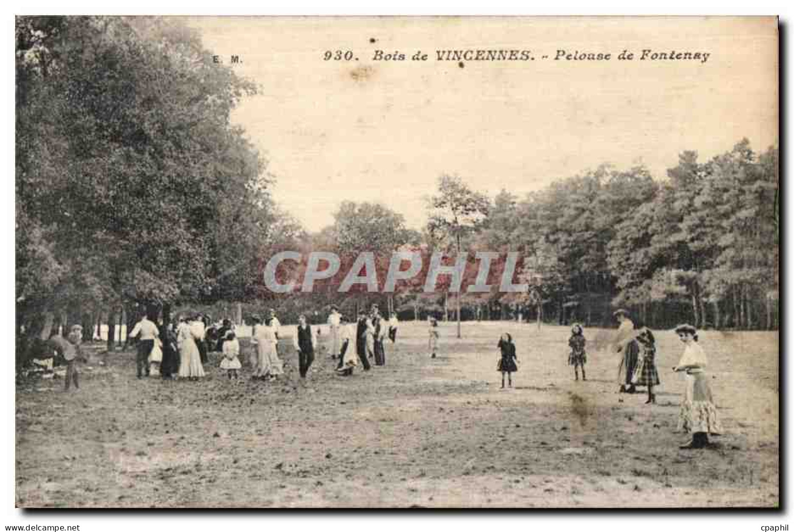 CPA Bois de Vincennes Pelouse de Fontenay