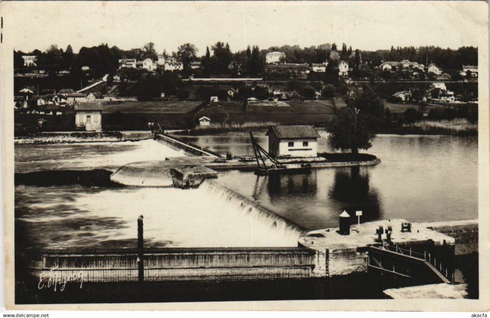 CPA BOIS-le-ROI Barrage de la Cave (120496)