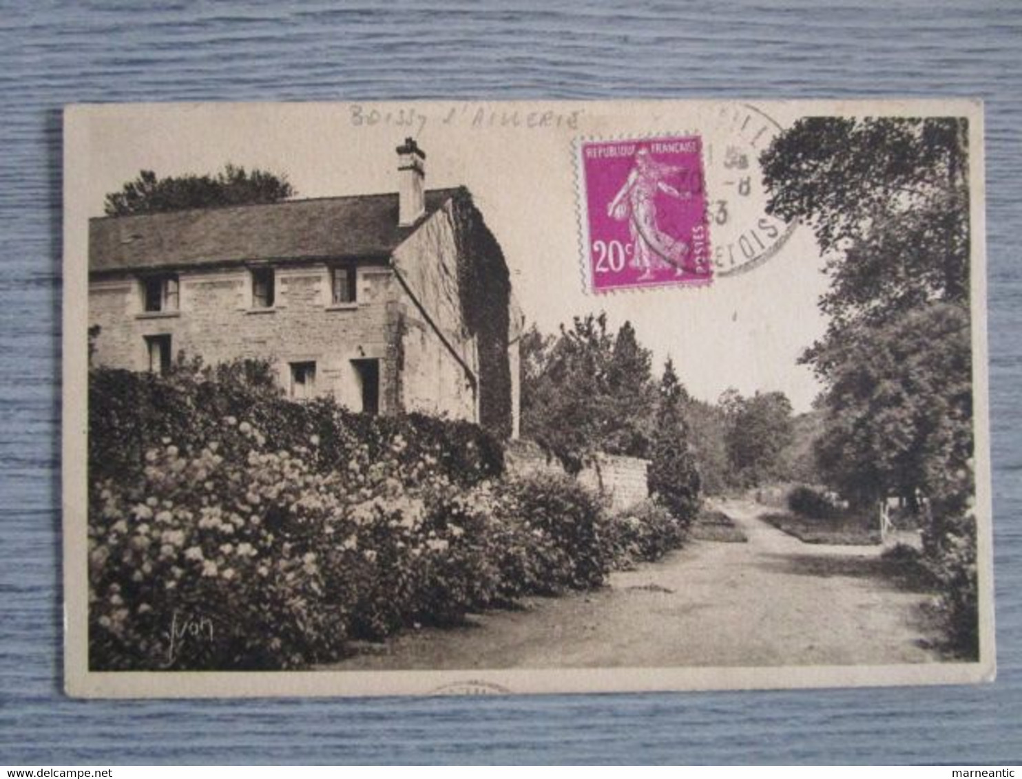 cpa Boissy l'aillerie(95)maison de vacances l'oiseau bleu-la grande allée