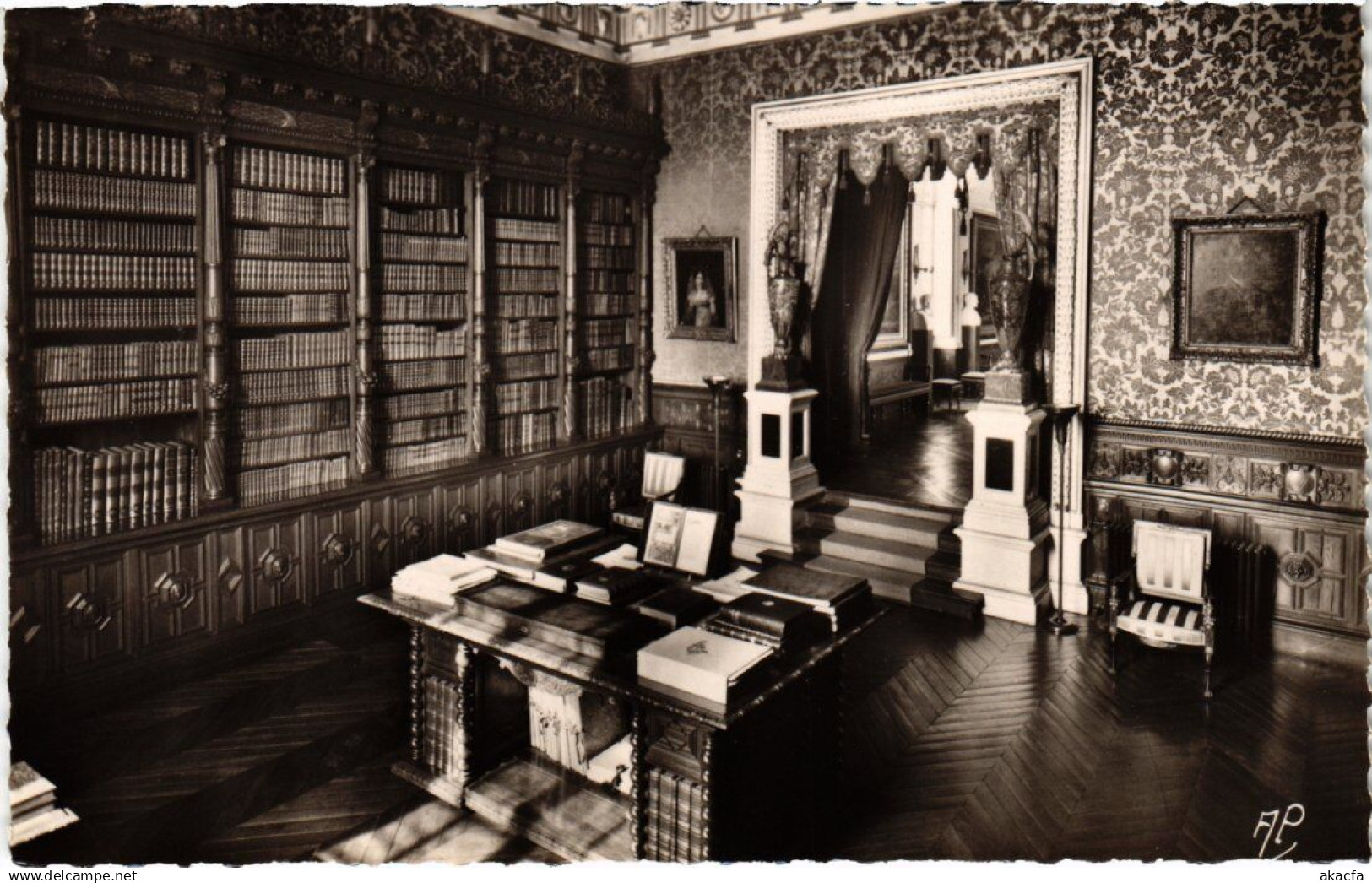 CPA BOISSY-SAINT-LEGER Chateau de Grosbois - La Bibliotheque (1352389)