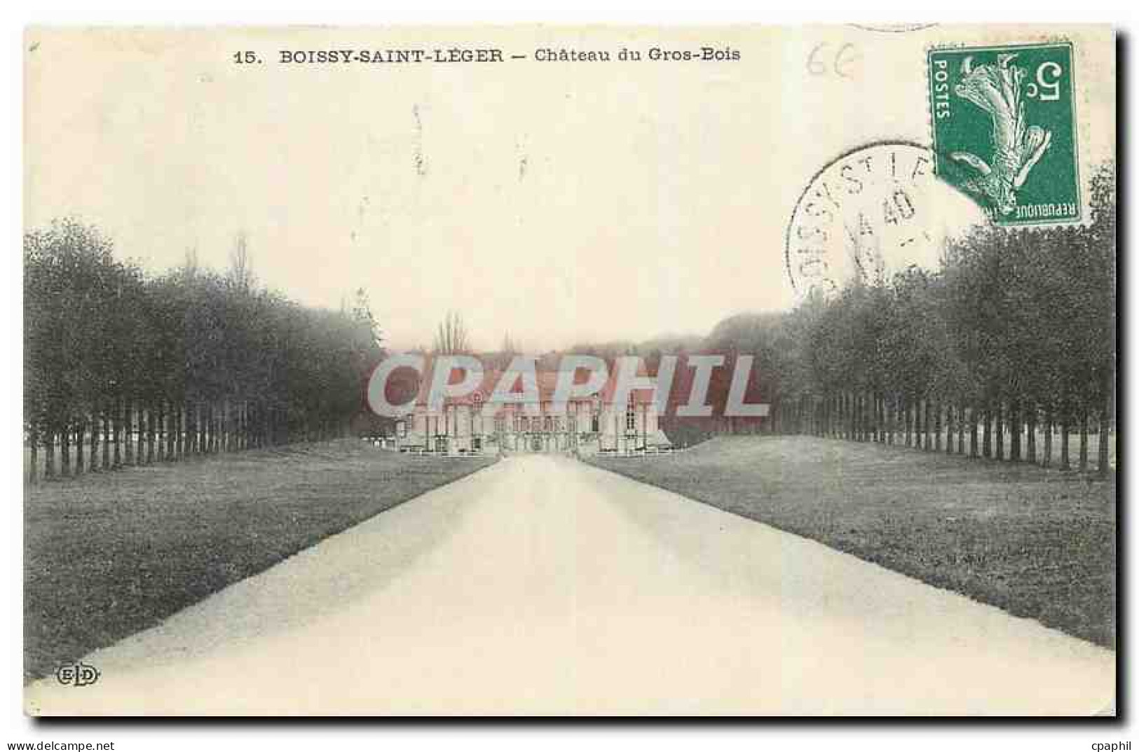 CPA Boissy Saint Leger Chateau du Gros Bois