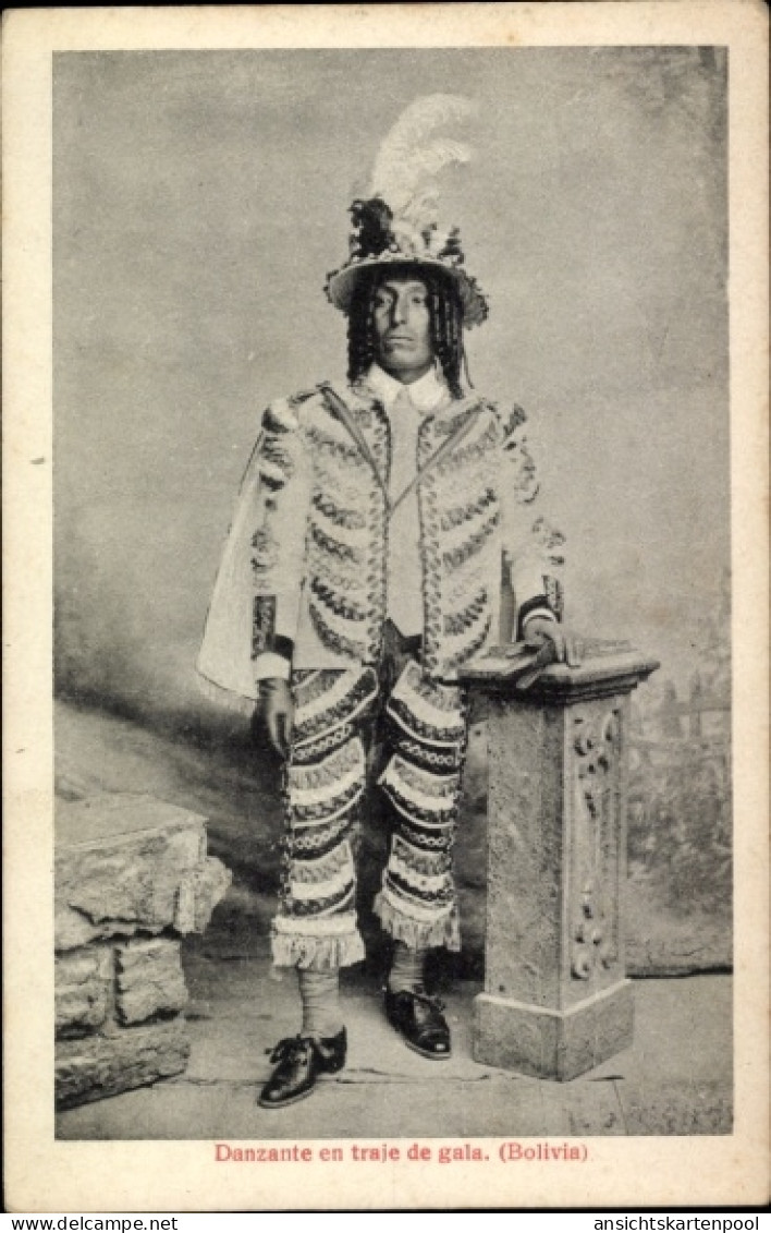CPA Bolivien, Tänzer im Kostüm