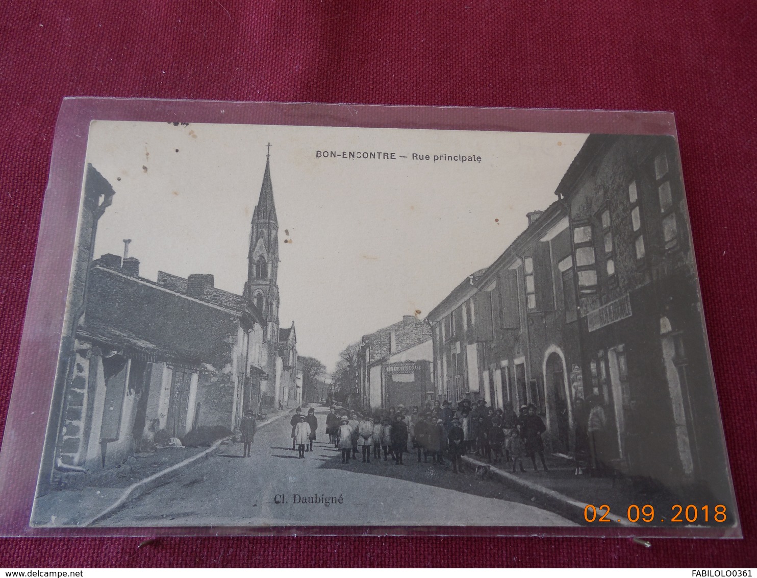 CPA - Bon-Encontre - Rue principale