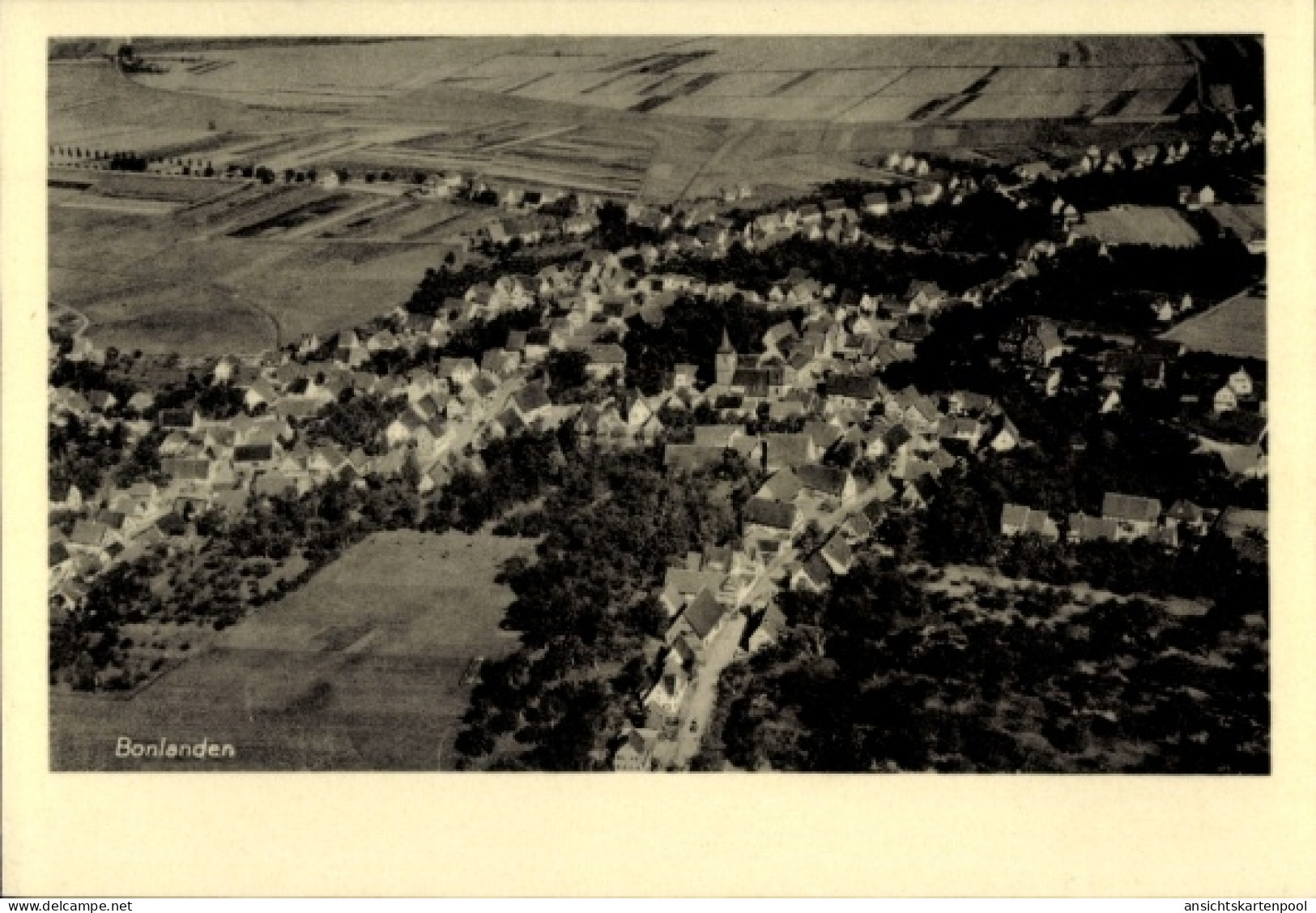 CPA Bonlanden Filderstadt in Württemberg, Fliegeraufnahme