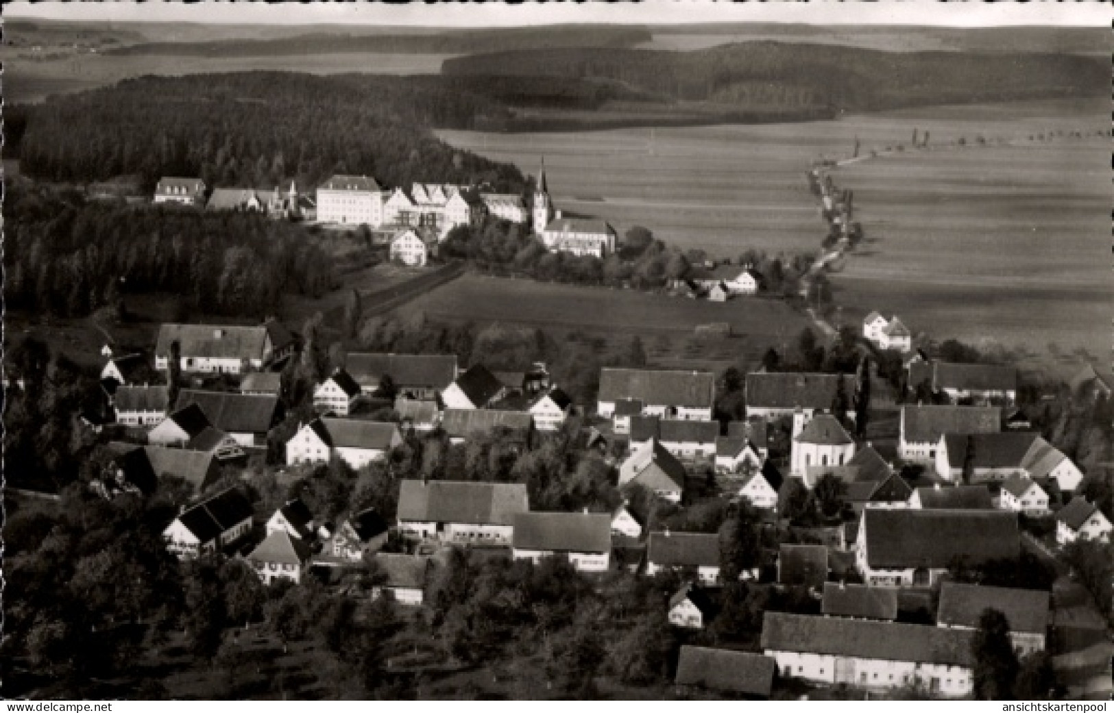 CPA Bonlanden Filderstadt in Württemberg, Fliegeraufnahme