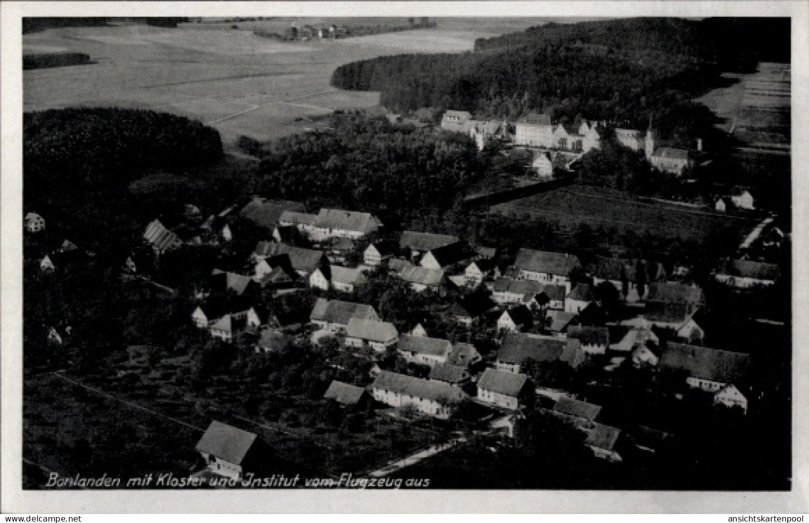 CPA Bonlanden Filderstadt in Württemberg, Luftaufnahme