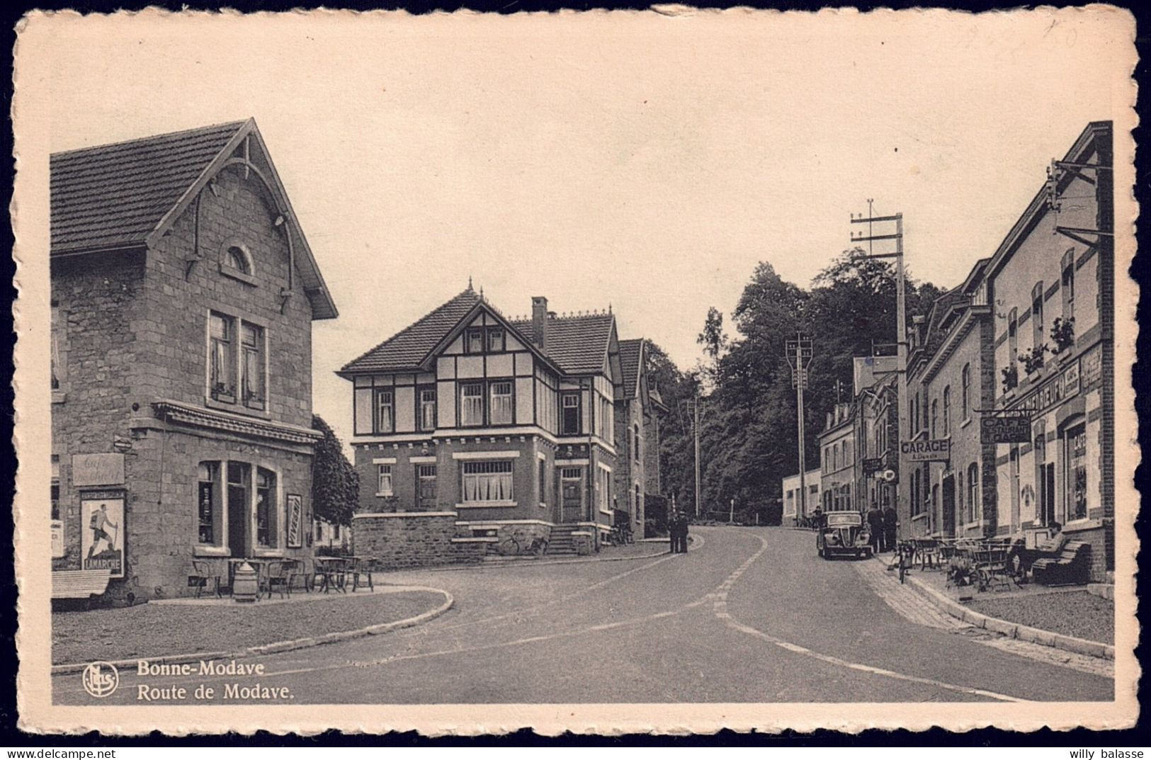 +++ CPA - BONNE MODAVE - Route de Modave   //