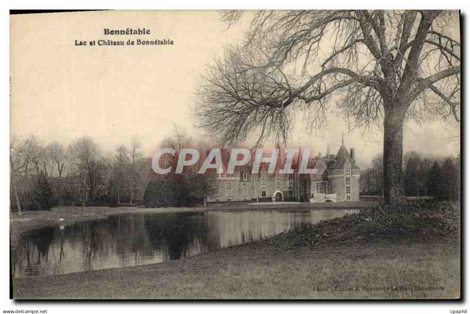 CPA Bonnetable Lac et Chateau de Bonnetable