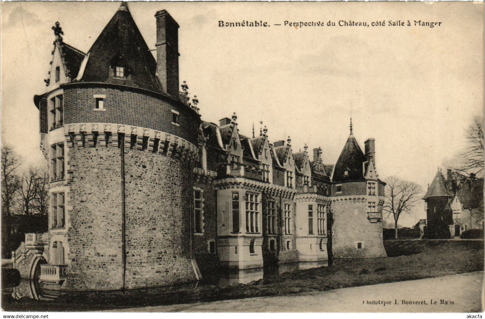 CPA Bonnetable perspective du Chateau (1428462)