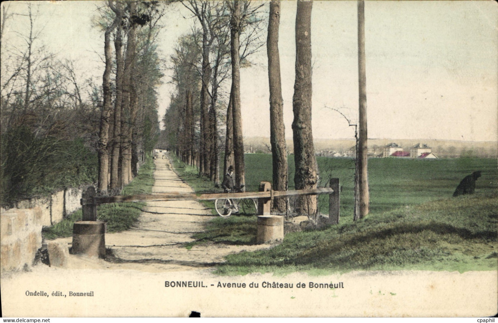 CPA Bonneuil Avenue du Chateau de Bonneuil